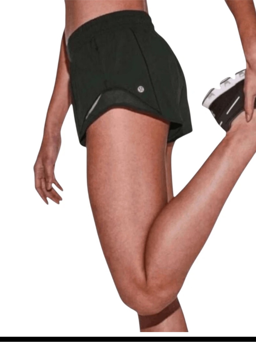 LULULEMON ATHLETICA Hotty Hot Short II 2.5' In Black Low Rise Size 10